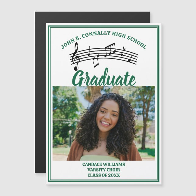 Magnate de graduación de la escuela de fotografía  (Anverso/Reverso)