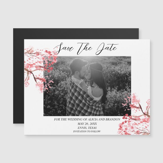 Magnate de guión de primavera del Boda de fotograf (Anverso/Reverso)