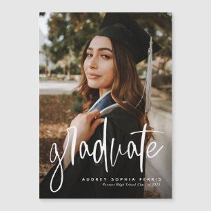 Magnate de invitación de graduación moderno y eleg