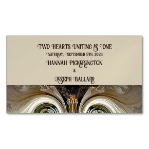 Magnate de tarjetas de visita "Boda Invitación"