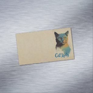 Magnate de tarjetas de visita Cat Lady