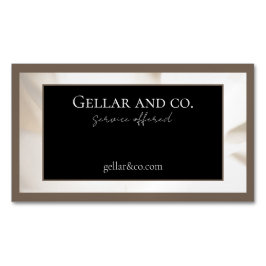 Magnate de tarjetas de visita con estilo