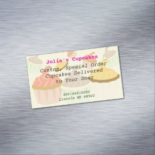 Magnate de tarjetas de visita Cupcake