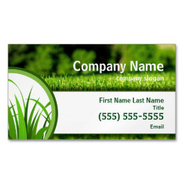 Magnate de tarjetas de visita de atención al jardí