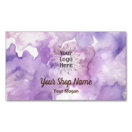 Magnate de tarjetas de visita profesional Purple L