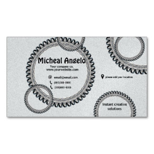 Magnate decorativo moderno de tarjetas de visita a