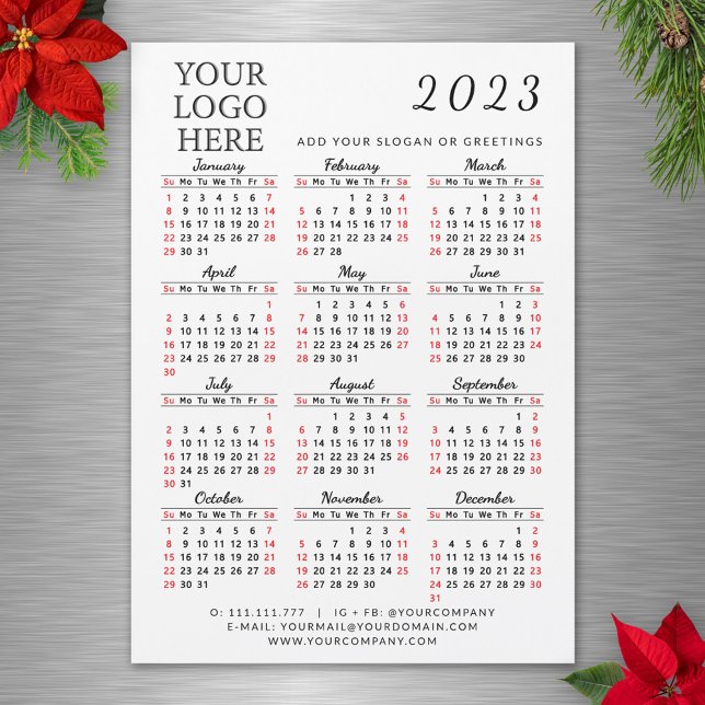 Magnate del calendario comercial con logotipo 2023 (Subido por el creador)