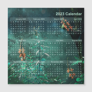Magnate del calendario - Flores en la luna de jade