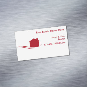 Magnates de tarjetas de visita inmobiliaria