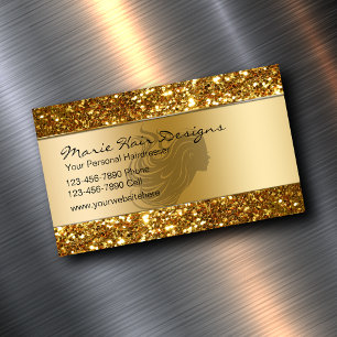 Magnates de tarjetas de visita para peluquero de b