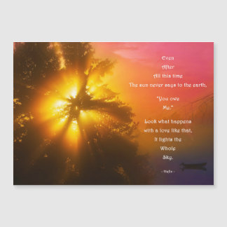 Magneetkaart met Hafiz - Even after all this time