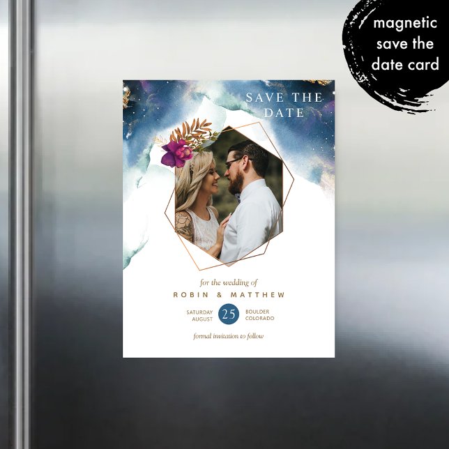 Magnet Celestial Wedding Save The Date (Subido por el creador)