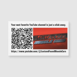 Magnet de código QR de canal favorito de Youtube