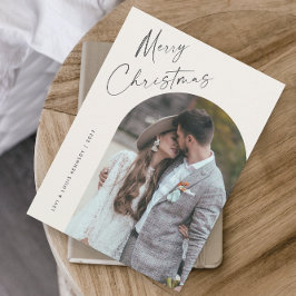 Magnet de Navidades de fotografía de Boho Arch con