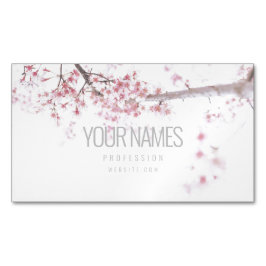 MAGNET DE TARJETAS DE NEGOCIO: "CHERRY BLOSSOM"