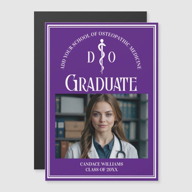 Magnet, graduado de la Escuela Médica Osteopática  (Anverso/Reverso)