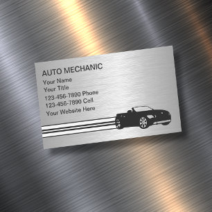 Magnet para tarjetas de negocios mecánicas de auto