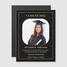 Magnet, Personalizado de fotografía de graduado