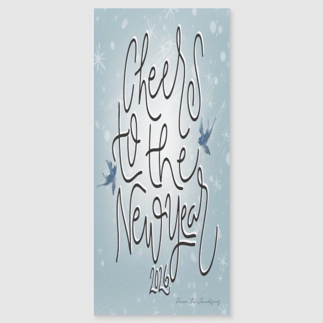 Magnetic Card new years (Anverso)