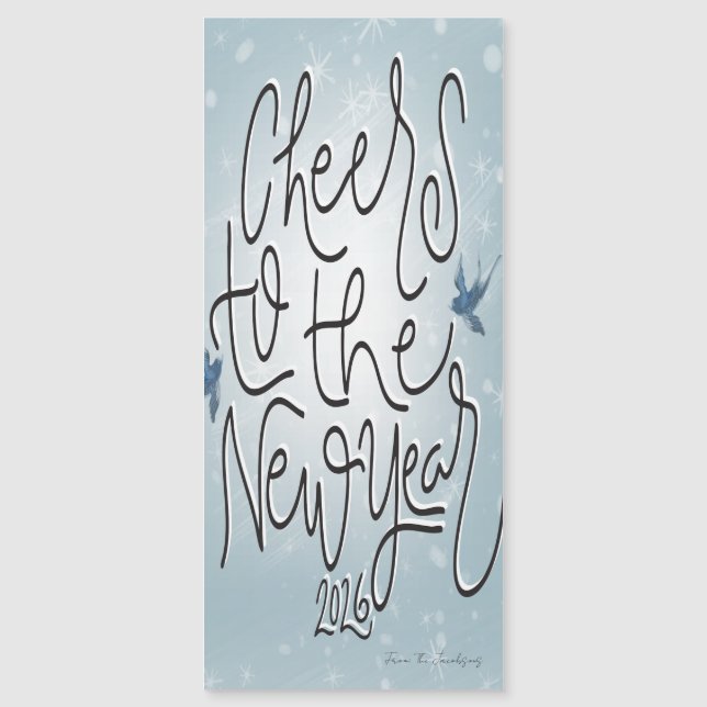 Magnetic Card new years (Anverso)