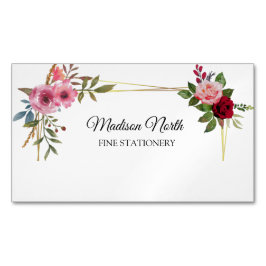 Magnética Bloom radiante | Tarjeta de visita floral