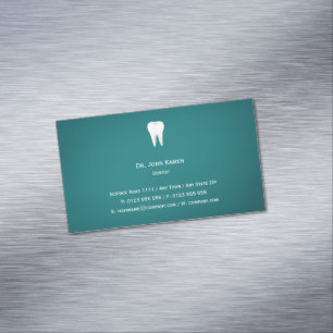 Magnética Elegante tarjeta de visita de Aqua Dental
