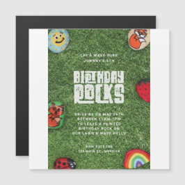 Magnética Invitación al cumpleaños de los niños de Coronavir