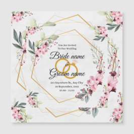 Magnética invitación de boda