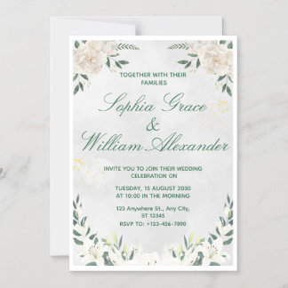 Magnética Invitación de boda minimalista elegante