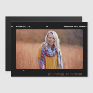 Magnética Invitación de graduación de foto de marco de pelíc