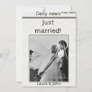 Magnética invitación para boda y fiestas