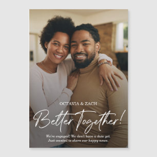 Magnética Invitación para el compromiso fotográfico mejor ju