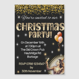 Magnética Partido de los navidades Invitación Magnético