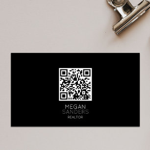 Magnética REALTOR MODERNO CÓDIGO QR MAGNET tarjeta de visita