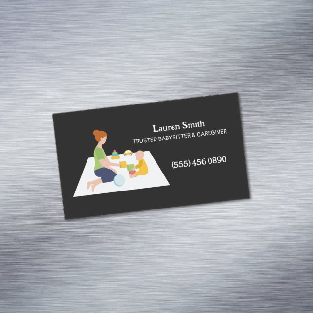 Magnética Tarjeta de visita de guardería infantil (In Situ)