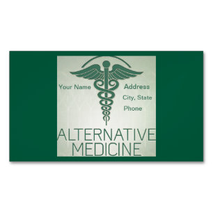 Magnética Tarjeta de visita de medicina alternativa