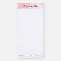 Bloc de notas de color de agua