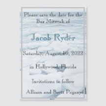 Magnético de flote de hielo Guardar la fecha