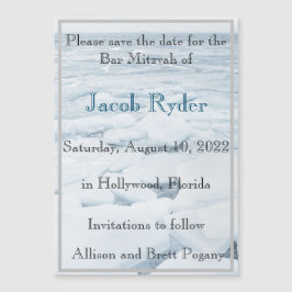 Magnético de flote de hielo Guardar la fecha