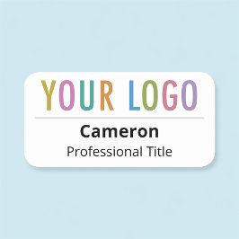 Magnético del logotipo de la compañía de etiquetas