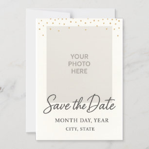 Magnético Guardar la tarjeta Boda de fecha - 5 x 7