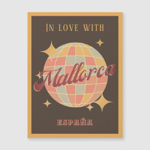 Magnético Mallorca España España España Retro Post