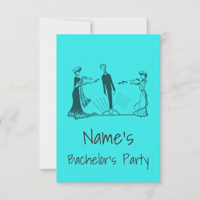 Magnetismo Animal - Invitaciones a solteros / RSVP (Anverso)