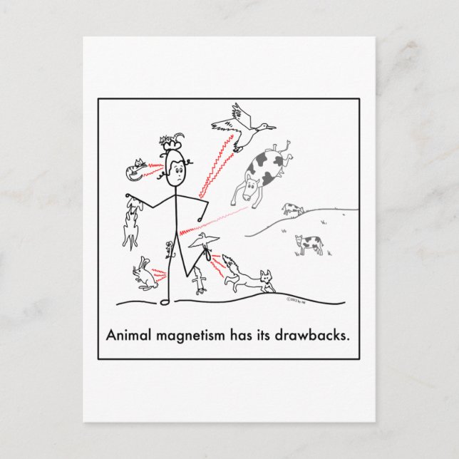 Magnetismo animal: postales (Anverso)
