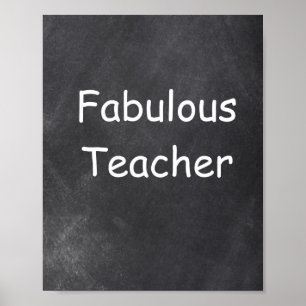 Magnífica Decoración de Clase de Chalkboard