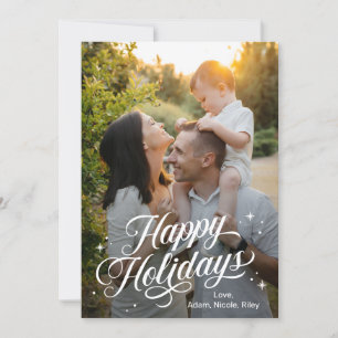 Magnífica Hora Feliz Fiestas Editable Tarjeta de C
