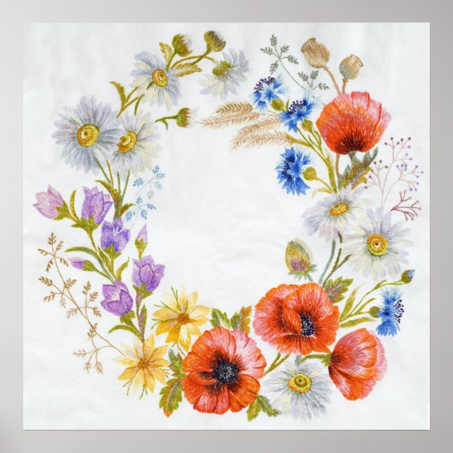 Magnífica impresión Wreath Enorme (Frente)