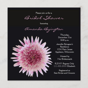Magnífica Invitación a la ducha de novia - Gerbera