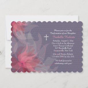 Magnífica invitación malva
