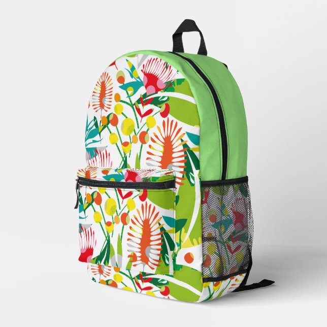 Magnífica mochila colorida, una especie (Esquina derecha trasera )